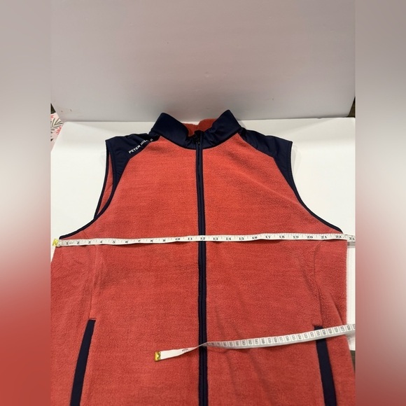 Peter Millar Fade Zip Up Fleece Vest Size L NWT - Picture 5 of 11